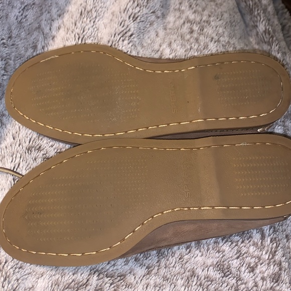 Sperry Gold Cup Shoes Mens 8M Brown Leather Boat Deck Moccasins Slip On Casual - Picture 2 of 6
